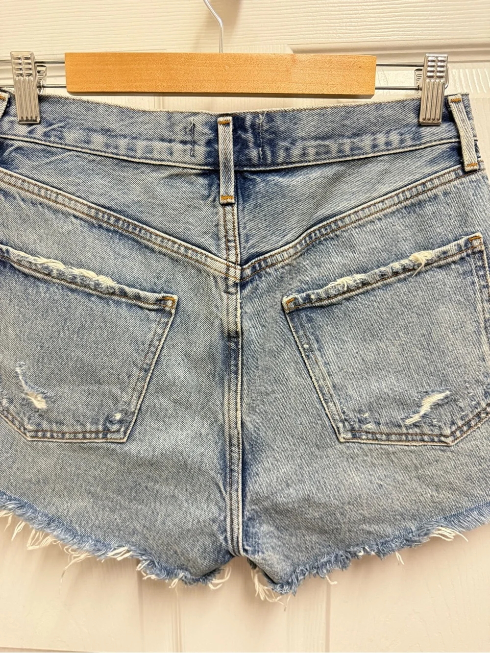 Agolde Denim Cut Off Shorts